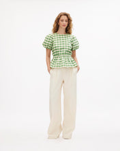 Load image into Gallery viewer, Tanya Taylor Chelsey Top- Meadow Green Multi
