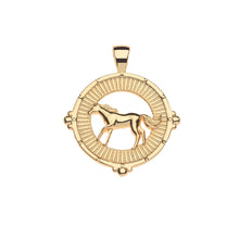 Load image into Gallery viewer, Jane Win COURAGE Cutout Horse Coin
