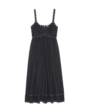 Load image into Gallery viewer, The Great The Reyes Dress W/ Studs- Black
