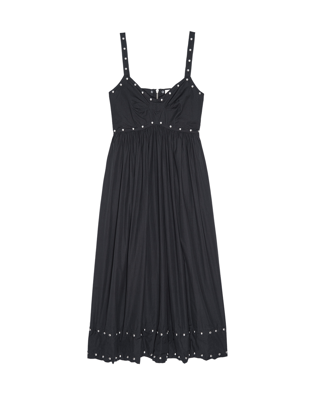 The Great The Reyes Dress W/ Studs- Black