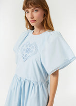 Load image into Gallery viewer, Rhode Darby Dress - Sky Heart Eyelet
