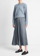 Load image into Gallery viewer, Vince Draped Pleated Skirt- Lake Stone
