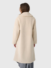 Load image into Gallery viewer, Velvet Eleanor Sherpa Coat in sand
