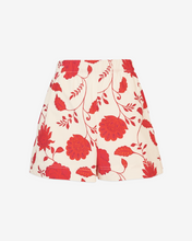 Load image into Gallery viewer, Tanya Taylor Fallon Shorts - Cream/Tomato
