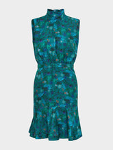 Load image into Gallery viewer, Saloni Fleur Short Dress in Flori Peacock
