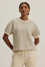 Load image into Gallery viewer, Velvet Gabi Top Sweater- Natural/Charcoal
