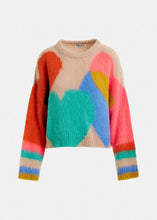 Load image into Gallery viewer, ESSENTIEL ANTWERP Multicolored intarsia-knitted sweater
