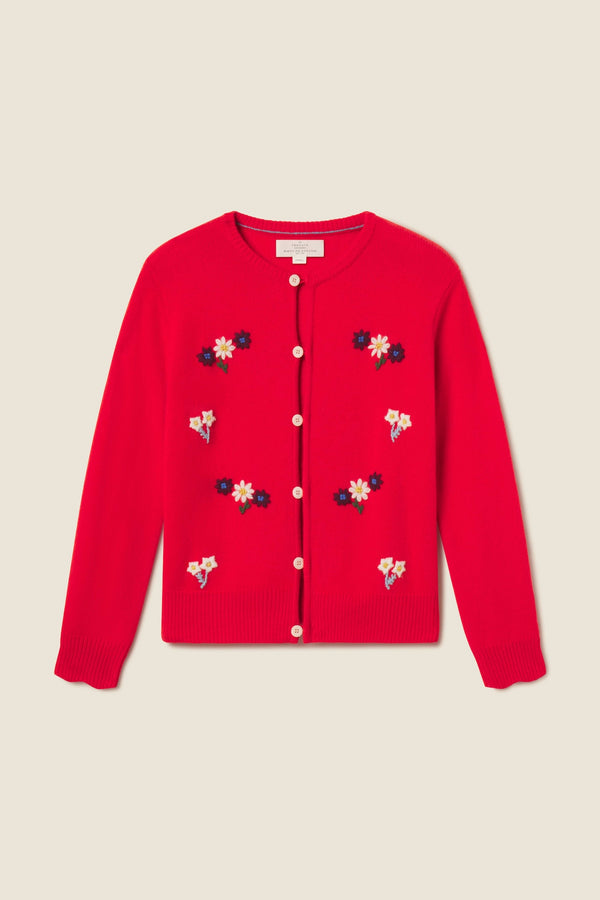 Trovata Loretta Cardigan Red