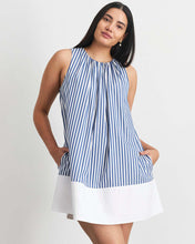 Load image into Gallery viewer, Tanya Taylor Hallie Dress - Blue/White
