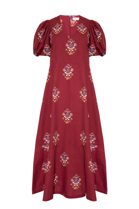 Hunter Bell Harrison Dress- Mulberry Fleur