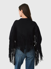 Load image into Gallery viewer, Essential Antwerp Ishani  Fringe Jacket - Black
