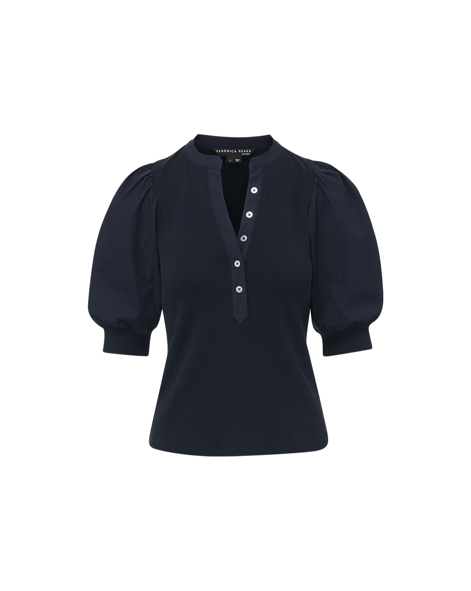Veronica Beard Coralee Top - Navy