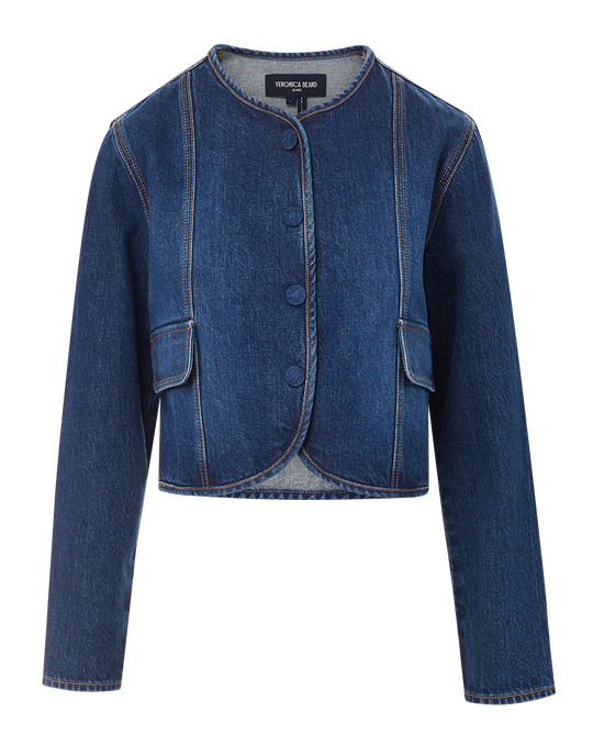 Veronica Beard Cordell Jacket- Dusted Oxford