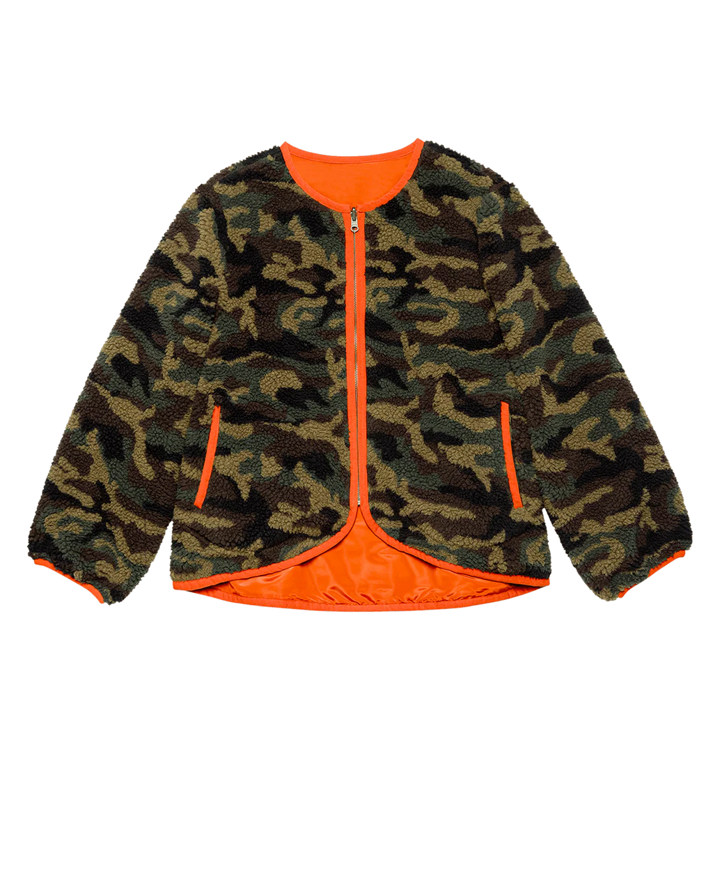The Great reversible plush bomber- CAMHR