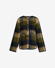 Load image into Gallery viewer, Tanya Taylor Janet Jacket - Maritime Blue Plaid
