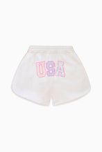 Load image into Gallery viewer, Love Shack Fancy Jeanette USA Shorts- White
