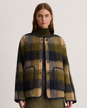 Load image into Gallery viewer, Tanya Taylor Janet Jacket - Maritime Blue Plaid
