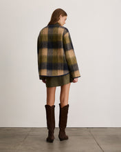 Load image into Gallery viewer, Tanya Taylor Janet Jacket - Maritime Blue Plaid
