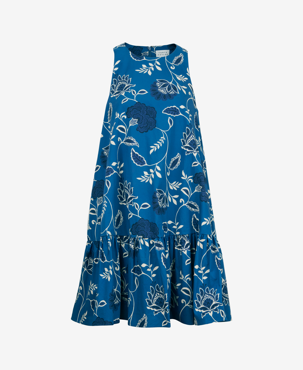 Tanya Taylor Jessie Dress - French Blue/Cream