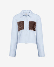 Load image into Gallery viewer, Tanya Taylor Largaux Top - Oxford Blue
