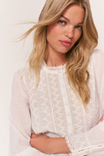 Load image into Gallery viewer, Love Shack Fancy Larine Top- Off White
