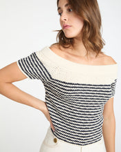 Load image into Gallery viewer, Tanya Taylor Lawrence Knit Top - Maritime Blue
