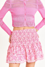 Load image into Gallery viewer, LoveShackFancy Ohana Skirt - Pink Berry Fields
