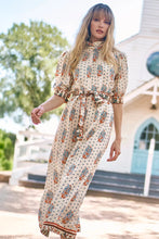 Load image into Gallery viewer, Hunter Bell Langley Dress - Fall Floral Cream
