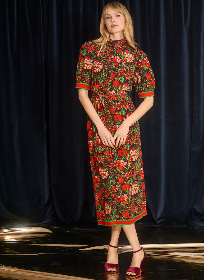 Hunter Bell Langley Dress Holiday Floral