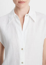 Load image into Gallery viewer, Vince Linen Button-Front Blouse
