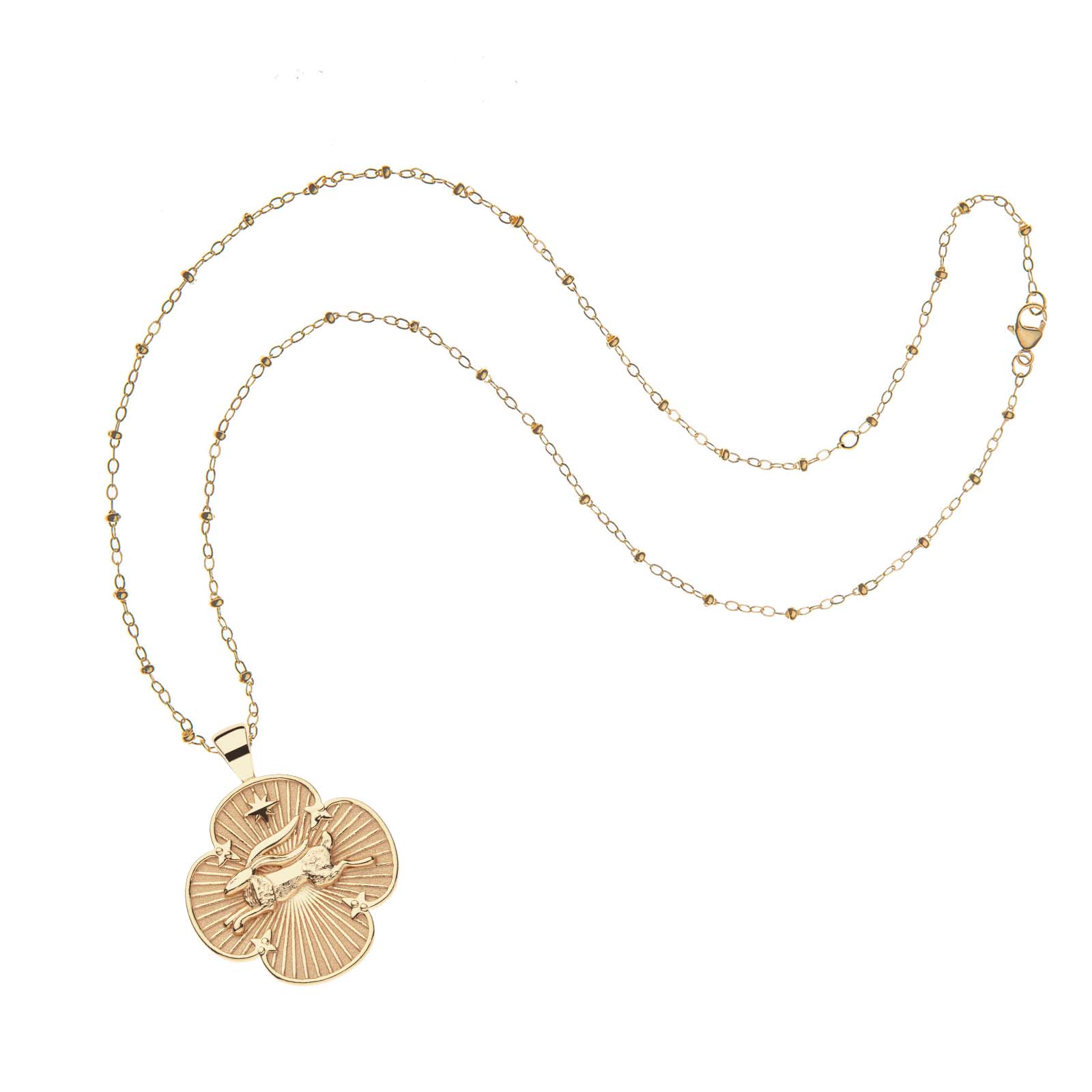 Jane Win LUCKY Rabbit Quatrefoil Gold / 18