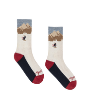 Load image into Gallery viewer, The Great. The Ridge Runner Sock - Cream Skiier
