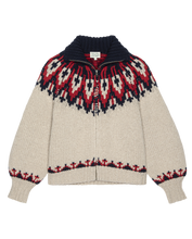 Load image into Gallery viewer, The Great. The Nordic Sweater - Glacier Fair Isle
