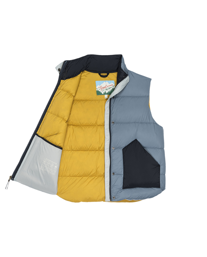 The Great. The Polar Vest - Navy Colorblock