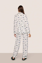 Load image into Gallery viewer, Eberjey Long PJ Set - Gisele Ski Ivory
