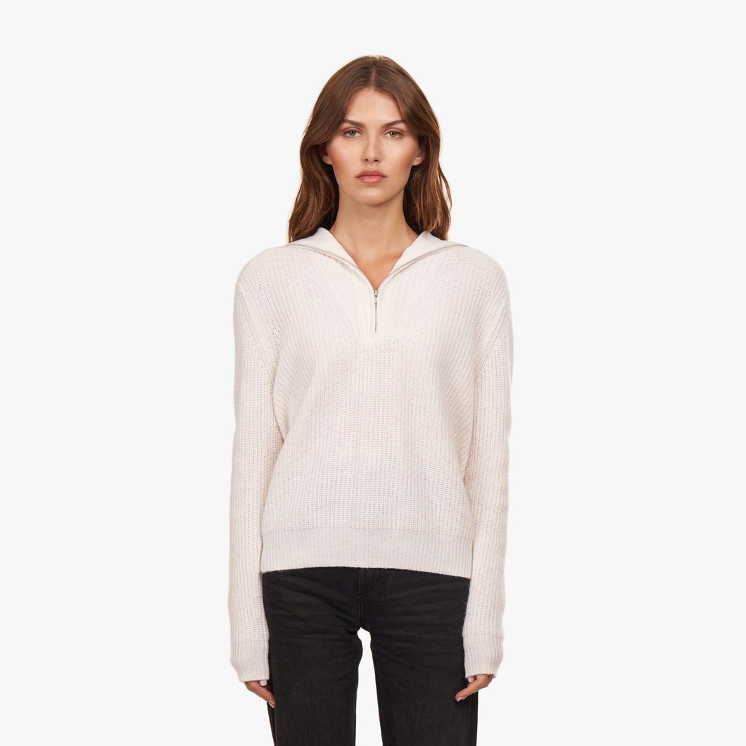 autumn cashmere Shaker 1/2 Zip Mock