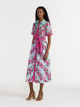 Load image into Gallery viewer, Saloni Vivienne Dress in Bellis Ornamental
