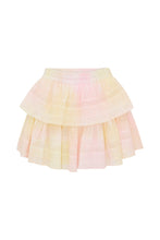 Load image into Gallery viewer, Loveshack Fancy Ruffle Mini Skirt in lemonade kisses
