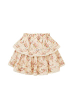 Load image into Gallery viewer, Loveshack Fancy Ruffle Mini Skirt in Mauve Ballet
