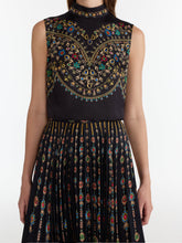 Load image into Gallery viewer, Saloni Printed Viscose Hammered Satin Top
