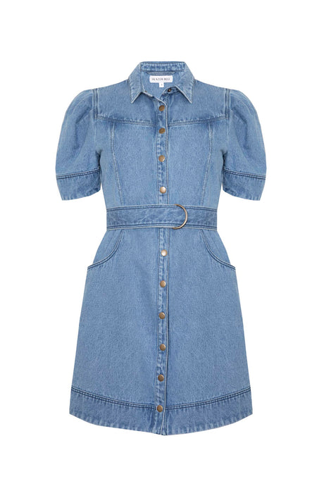 Hunter Bell Robinson Dress- Blockely Denim