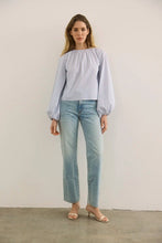 Load image into Gallery viewer, Hunter Bell Rue Blouse - Starlight Embellished Stripe
