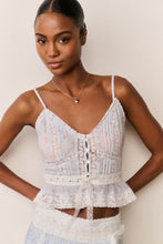 Load image into Gallery viewer, Love Shack Fancy Avra top - Chapparal Blue
