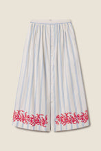Load image into Gallery viewer, Trovata Lisette Skirt Cerulean Stripe
