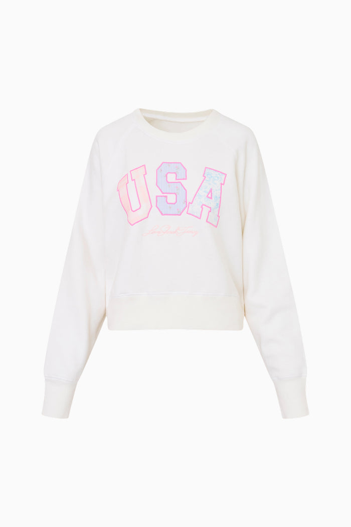 Love Shack Fancy Stellina USA Pullover