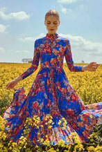 Load image into Gallery viewer, Hunter Bell Sabine Dress - Watercolor Bouquet

