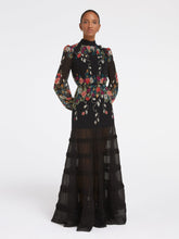 Load image into Gallery viewer, Saloni Jacqui Long Dress
