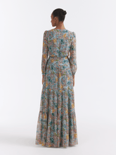 Load image into Gallery viewer, Saloni Isabel Dress - Orchard Sky
