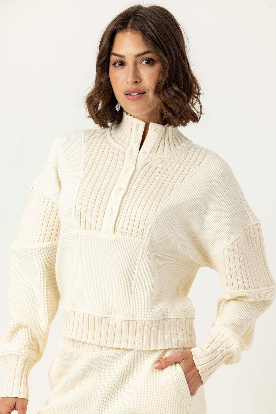 We are sundays senette pullover- winter white