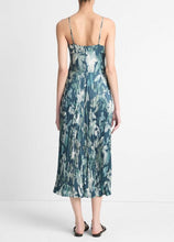 Load image into Gallery viewer, Vince Shimmer Lake Satin Camisole Dress- Deep Sea

